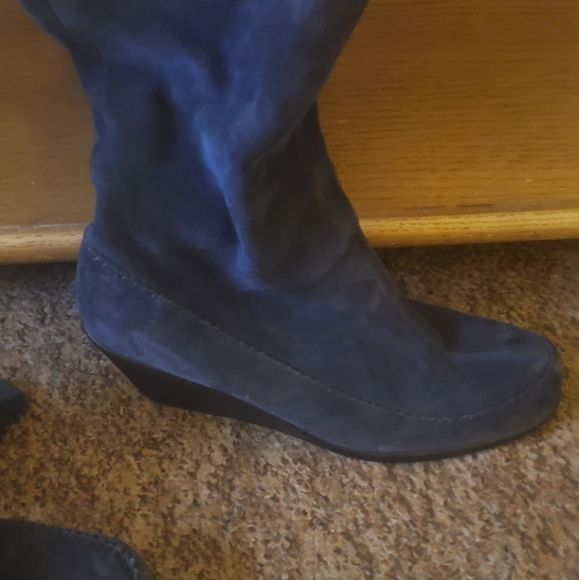 AEROSOLES Shoes Wedge Heel Riding Boots Poshmark